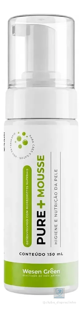Pure+ Mousse 150ml Para Coceira Lambeduras Pele Sensível