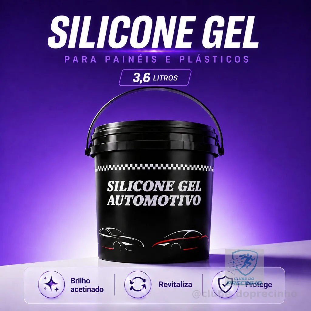 SILICONE GEL PARA PAINEIS E PLASTICOS AUTOMOTIVO REVITALIZADOR DE PLASTICO