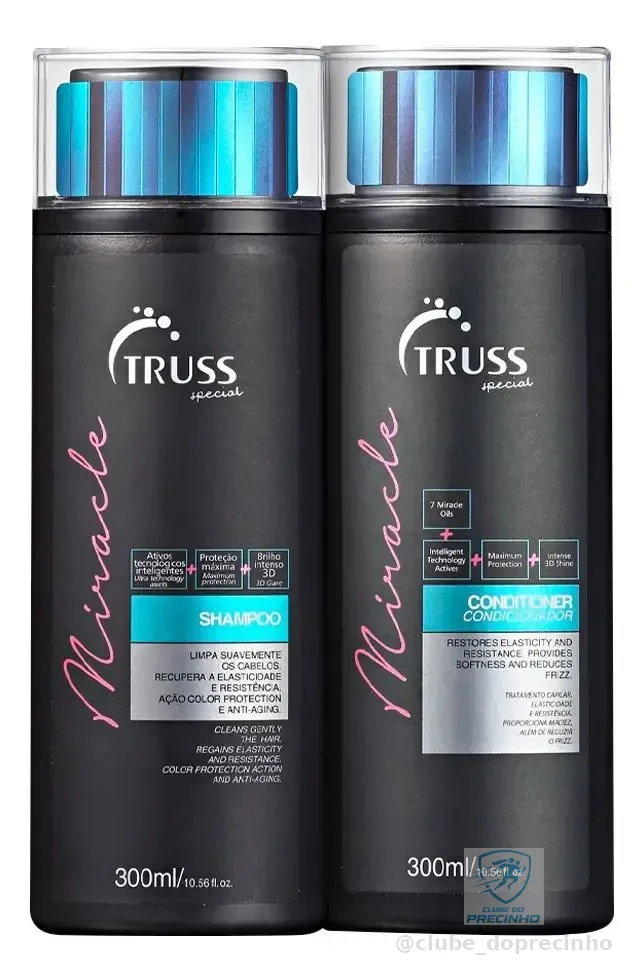Kit Truss Miracle (Shampoo 300ml + Condicionador 300ml)