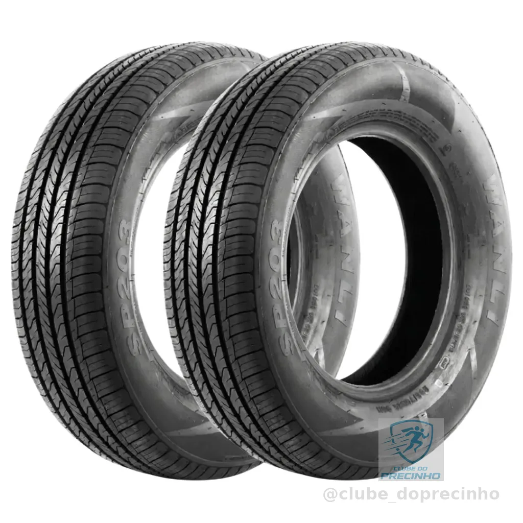 Kit 2 Pneus 175/75 R13 Wanli SP023 84T Novos Aro 13