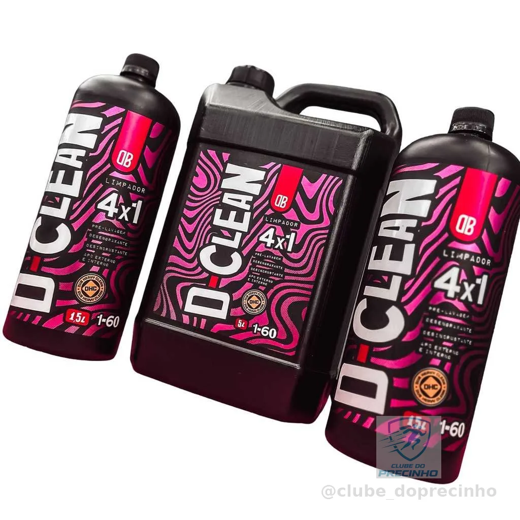 D-Clean Limpador 4x1 APC Desengraxante Limpeza Motor Interior Caixa De Roda Chassi 1.5L