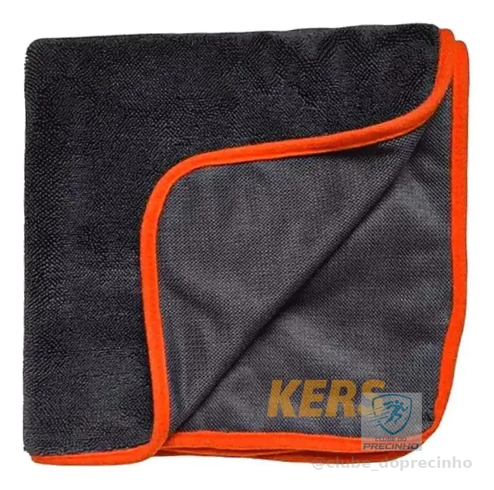 Toalha De Secagem Twisted Full Dry 60x90 Alta Absorção Kers Cor Cinza