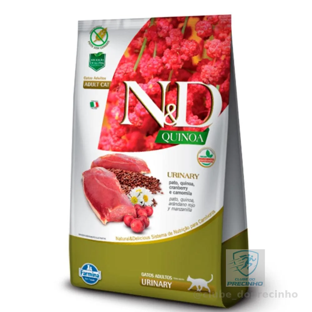Racao Nd Quinoa Gatos Adultos Urinary Pato - 7,5kg