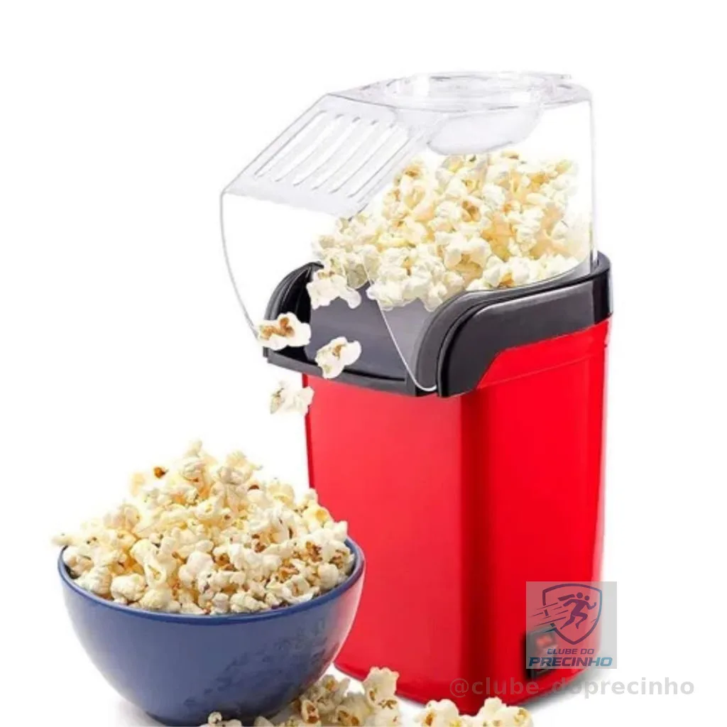 Pipoqueira Elétrica Popcorn Maker 110V  Pipoca Sem Óleo