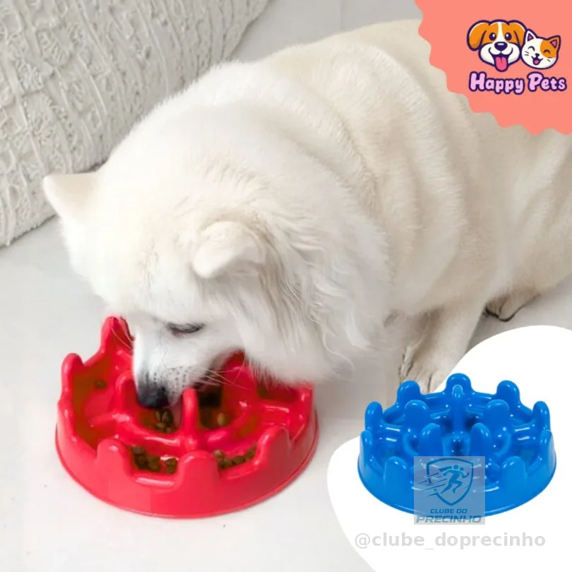 Comedouro Lento Mini Pet Fit Da Pet Games Para Cão Porte Pequeno Divertido Saudável Para Cachorro