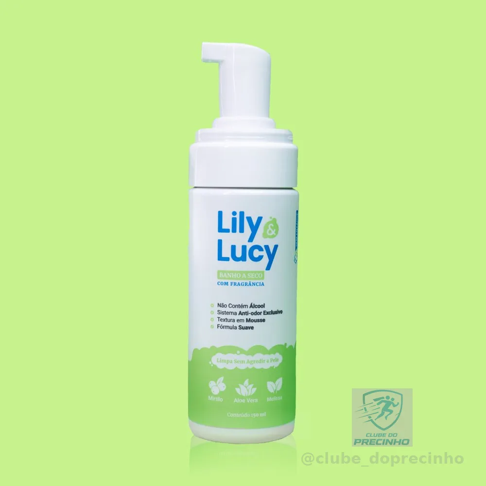 Banho a Seco Pet Wesen Green Lily & Lucy | Elimina Mau Cheiro e Com fragrância | Limpeza Rápida | Cães e Gatos