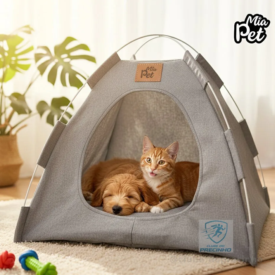 Cabana Cama Barraca Tenda Toca Pet Para Cães Cachorros e Gatos