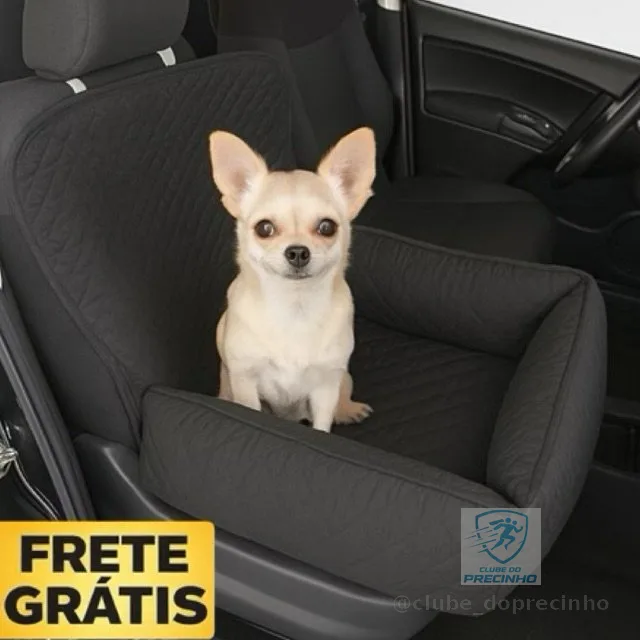 Assento Pet para Carro Banco Dianteiro Impermeável Lavável Caminha Cachorro Pequeno