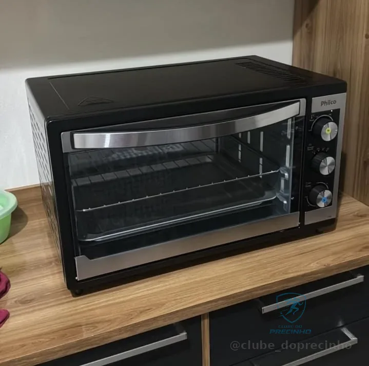 Forno Elétrico Philco 50l Dupla Resistência Pfe52p 220v Preto