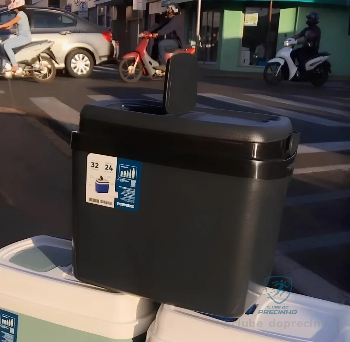 É SÓ COMPRAR E IR PRA PRAIA, 32 litros de capacidade
