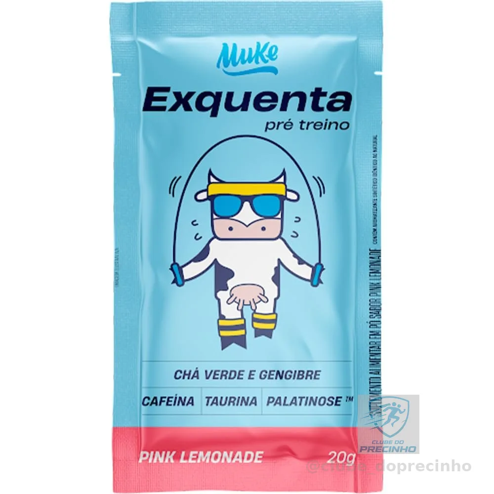 Pré Treino Exquenta Sabor Pink Lemonade +Mu 20g