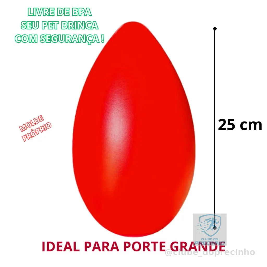 Brinquedo Para Cachorro Interativo OVO MALUCO Porte GRANDE