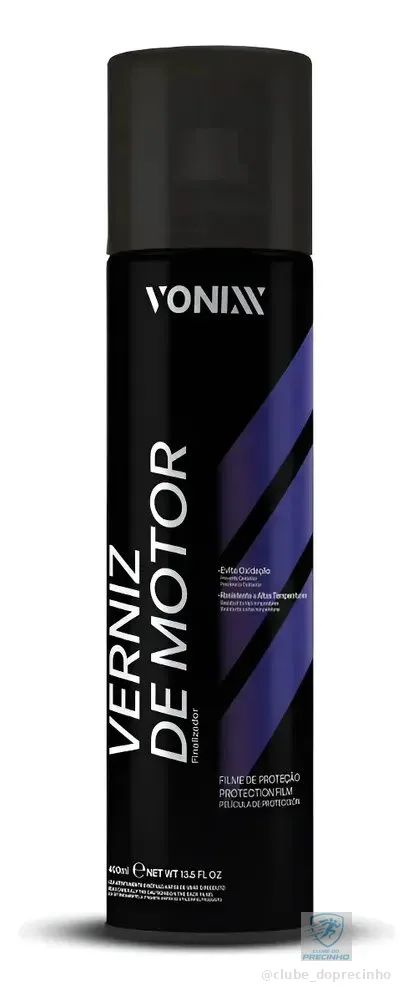 Verniz De Motor Aerosol Finalizador Vonixx 400ml Spray