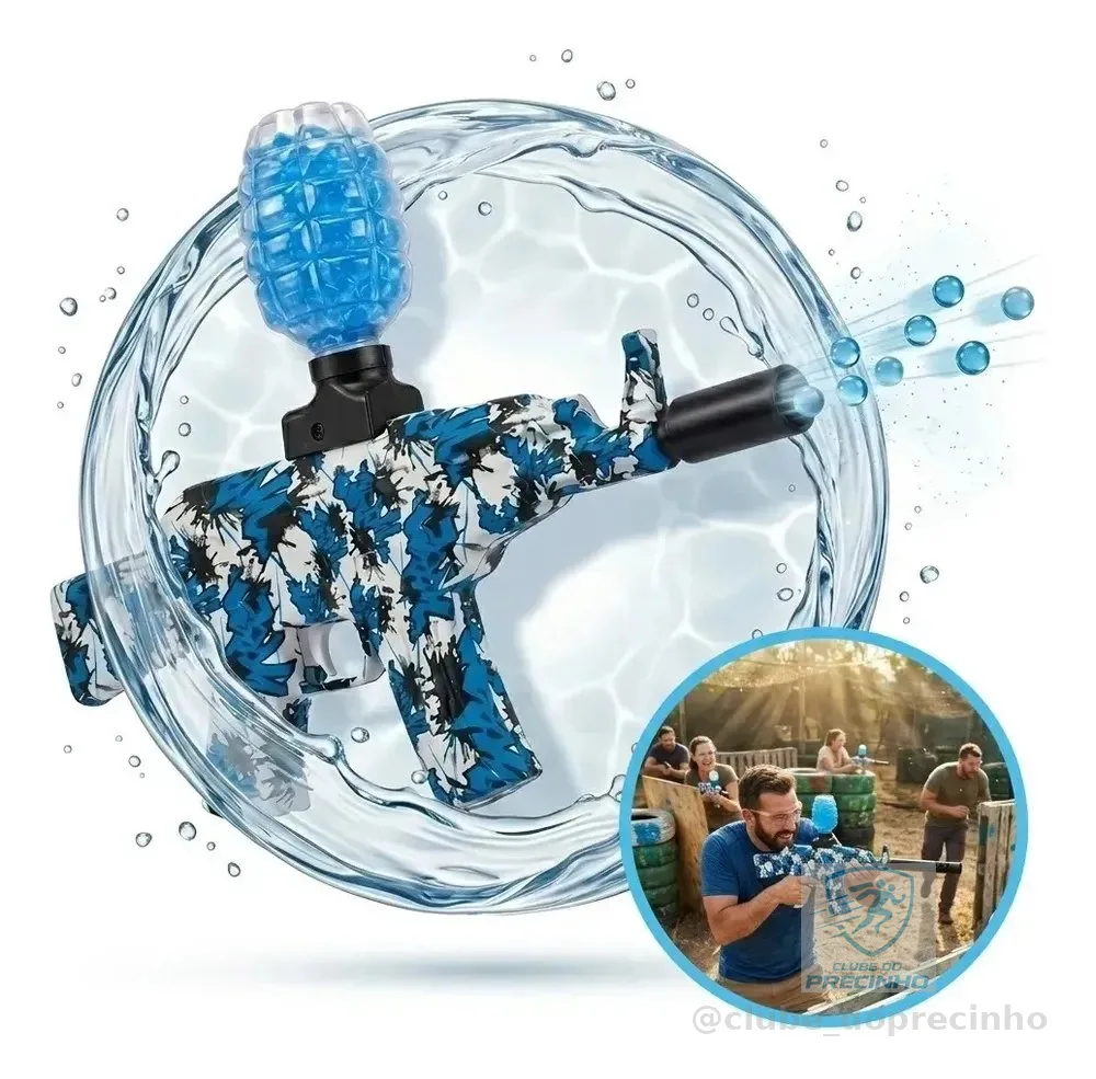 Arma Bolinha De Gel Arminha Ak47 ou M416 Metralhadora Automática Com Oculos Bolinhas Recarregavel Usb Cor Sortidos Marca Lupita