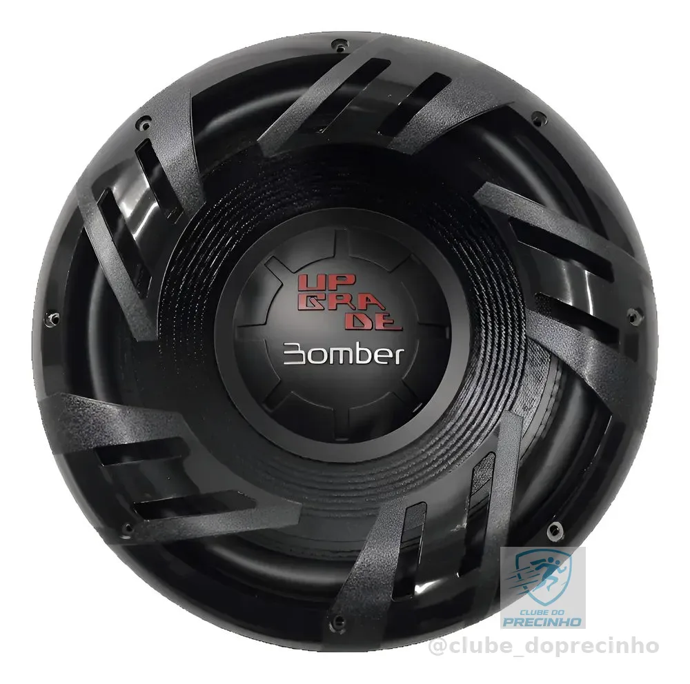 Subwoofer Bomber Upgrade 12 Pol 350w Rms 4 Ohms Simples Preto