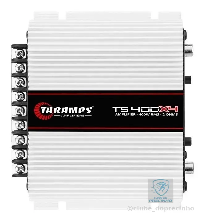 Modulo Taramps Ts400 Digital 4 Canais 400w Rms Rca + Frete