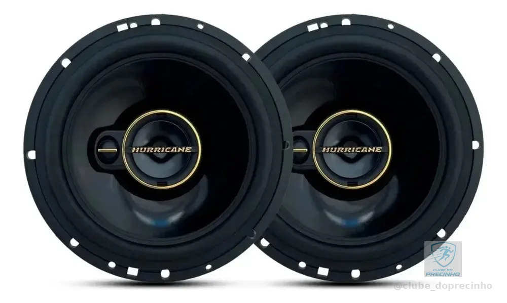 Par De Alto Falante Hurricane Triaxial Aurum A6t 6 Pol 120w RMS 240w max