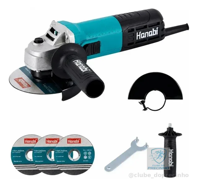 Esmerilhadeira Lixadeira Angular 880w 115mm 11000rpm