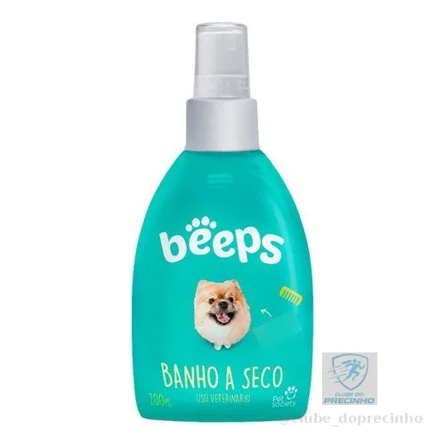 Banho A Seco Beeps Para Cachorros E Gatos Pet Society 200ml