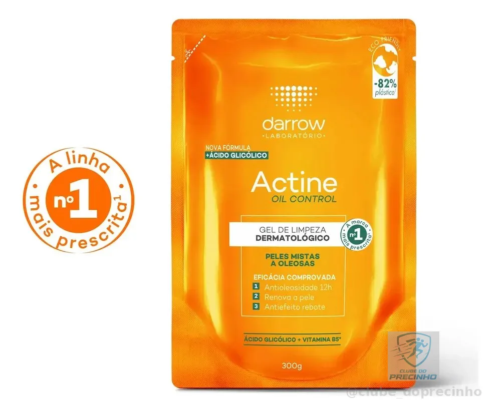 Gel de Limpeza Facial Darrow Actine Oil Control Refil 300g