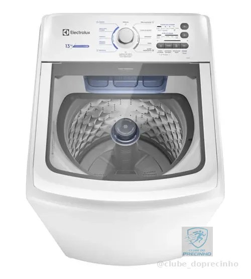 Máquina De Lavar 13kg Electrolux Cesto Inox, Jet&clean Led13 Cor Branco