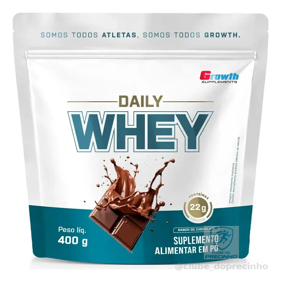 Daily Whey Protein 400g Growth Supplements Chocolate