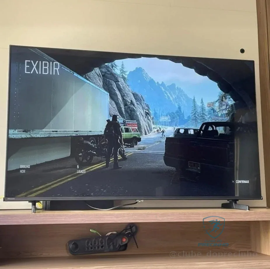 Hisense Smart TV UHD 4K QLED 75" Polegadas 75Q6QV com HDR10+, Dolby Atmos, Sports Mode, Game Mode Plus e Compatível com Alexa