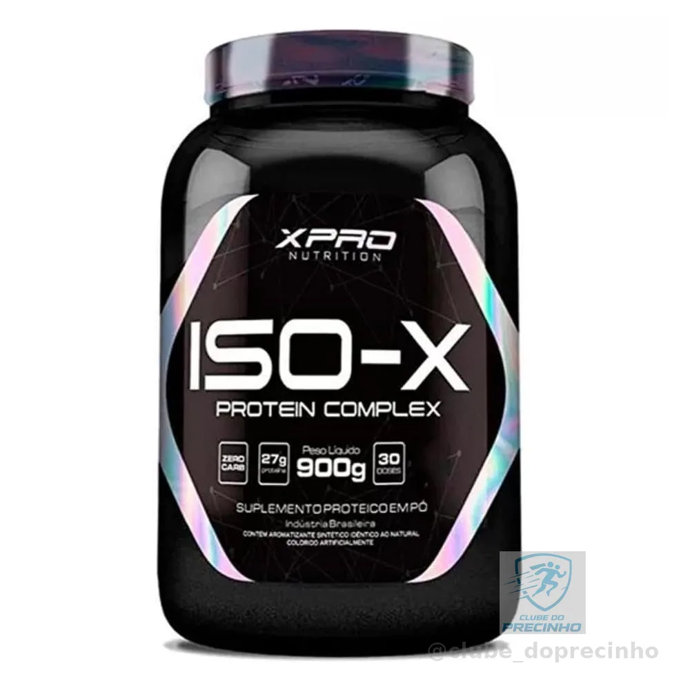 Whey Protein Iso-X Protein Complex 900g Morango Xpro Nutrition