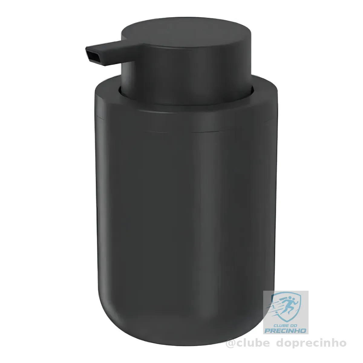 Ou Porta sabonete líquido Preto Linha Bold
