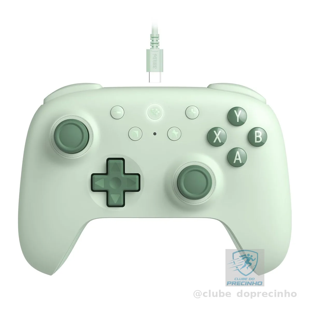 8Bitdo Ultimate 2C Wired Controller for Windows PC and Android, with 1000Hz Polling Rate, Hall Effect Joysticks and Hall Triggers, and Remappable L4/R4 Bumpers (Green)