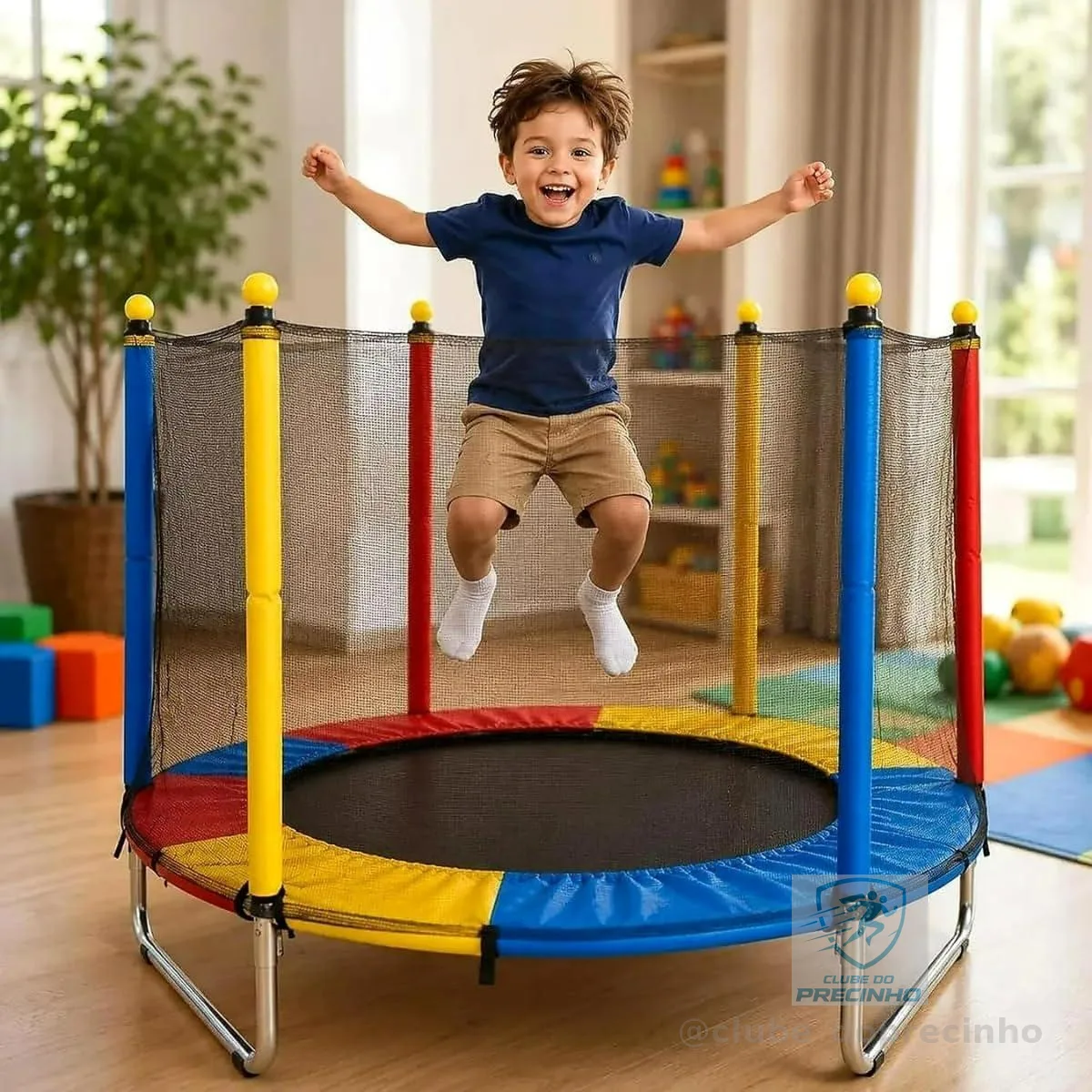 Pula Pula Infantil Cama Elastica Infatil Trampolim Pequeno 1,40m