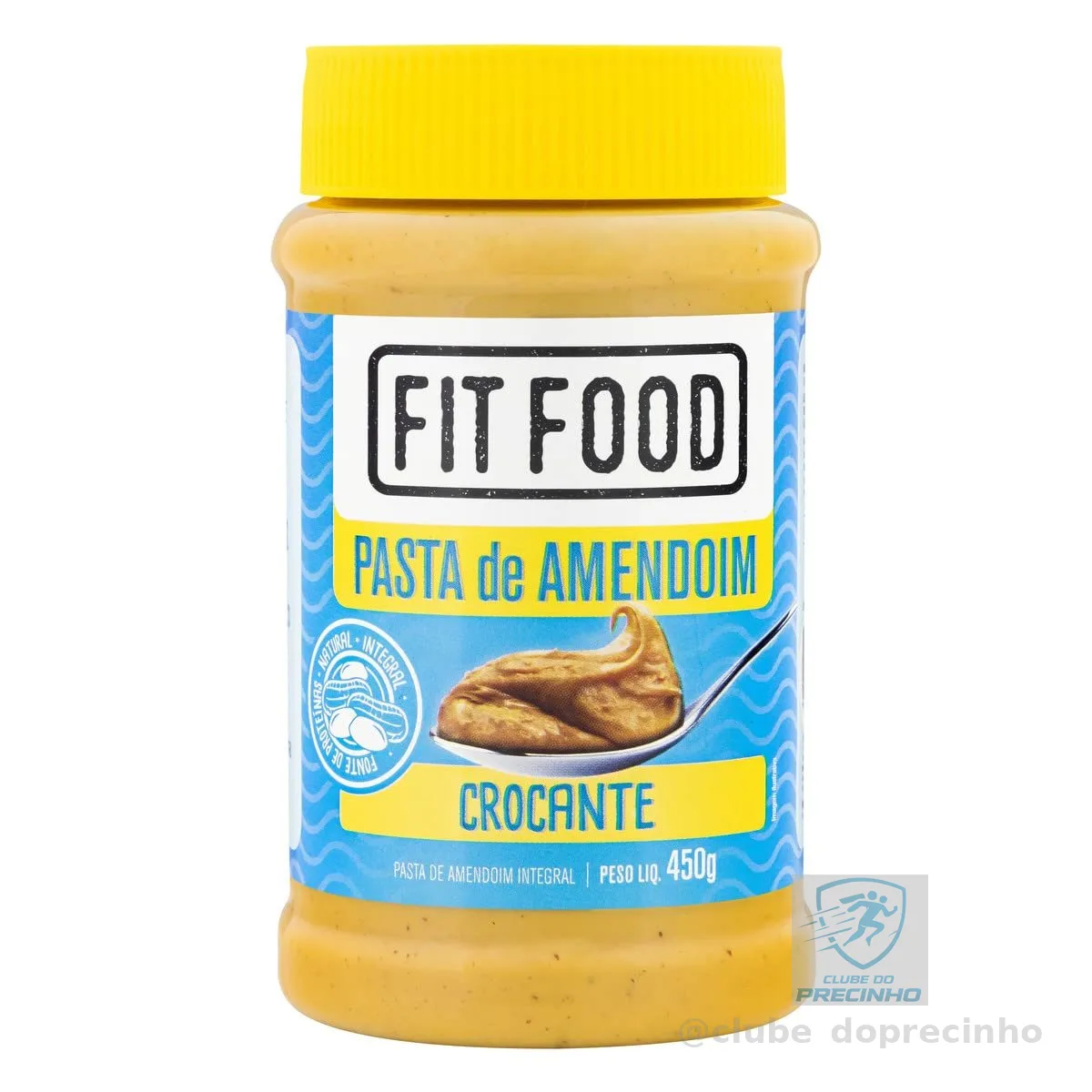 Fit Food Pasta De Amendoim Crocante 450G