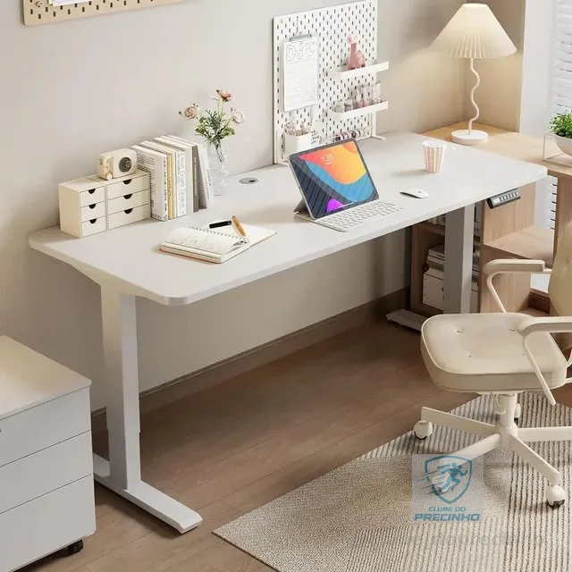 Estrutura De Mesa Elétrica Ergonômica C/ Regulagem Altura