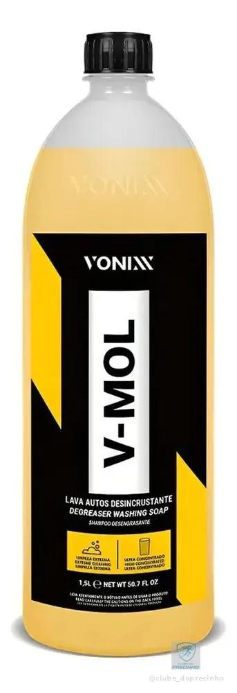 V-mol 1,5lt. Shampoo Desengraxante Lavagem Automotiva Vonixx