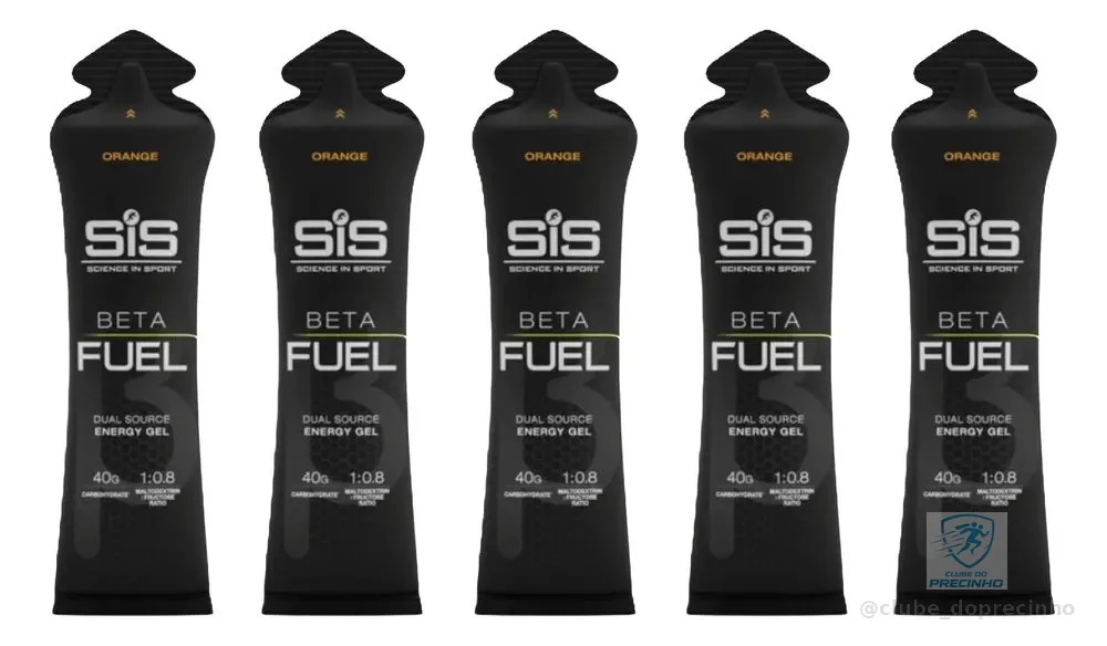 Beta Fuel Energy Gel Sis 40g 5 Sachês Laranja