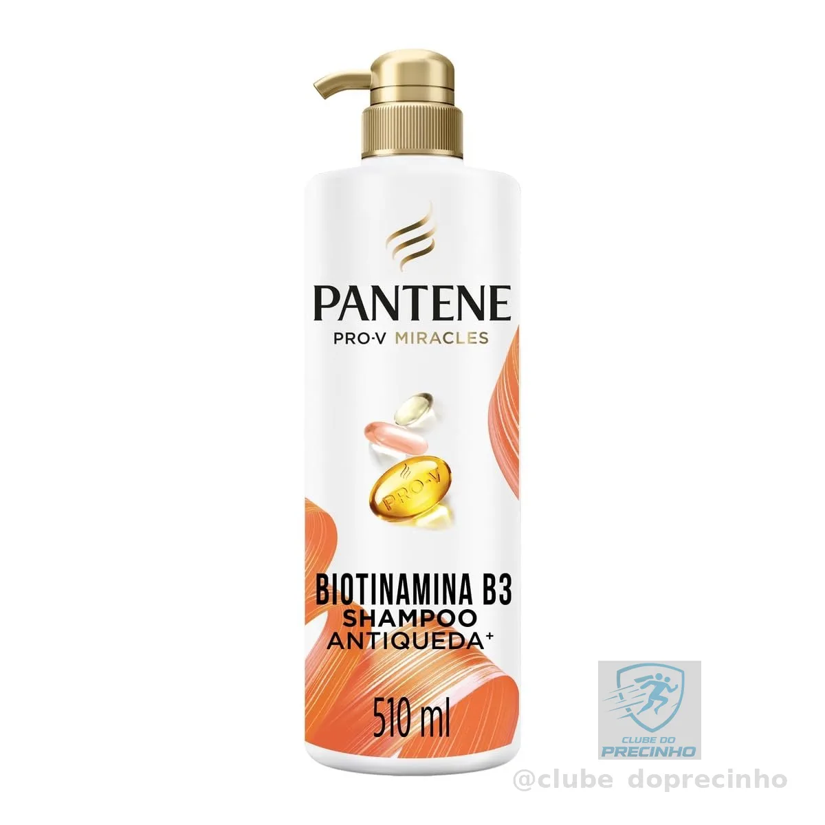 Pantene Pro-V Shampoo Biotinamina B3 Antiqueda e Nutrição 510 ml