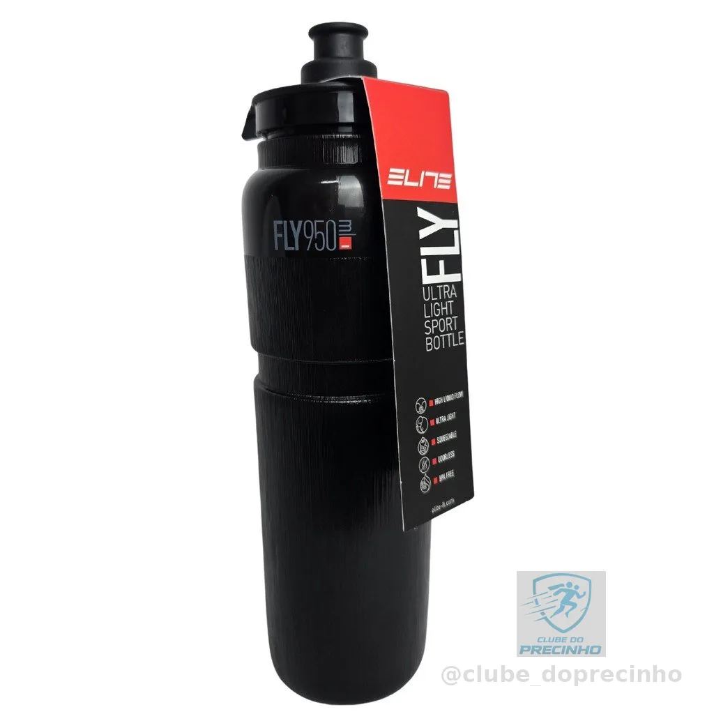 Garrafa Caramanhola Elite Fly Tex 950ml Leve Bico Inteligente