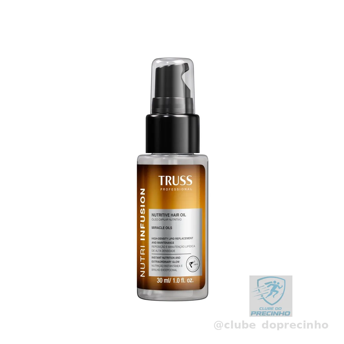 Truss Óleo Capilar Nutritivo Nutri Infusion | Nutrição Profunda e Controle de Frizz | 30ml
