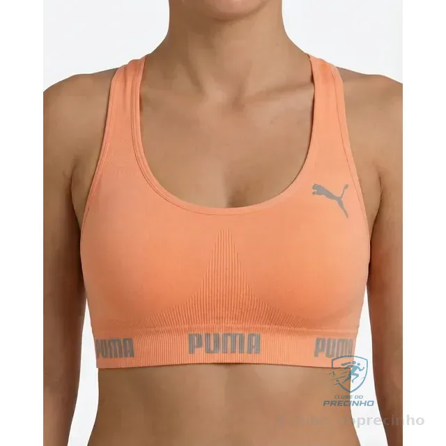 Top Puma Academia Fitness Original Nadador Alta Sustentação