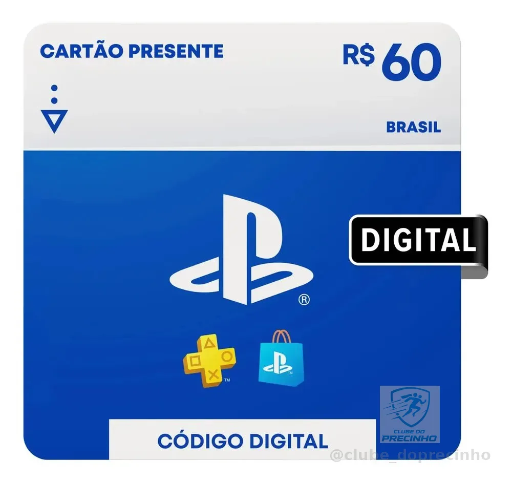 Cartão Presente Playstation Store Brasil