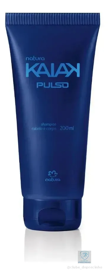 Shampoo Cabelo E Corpo Kaiak Pulso Masculino 200 Ml