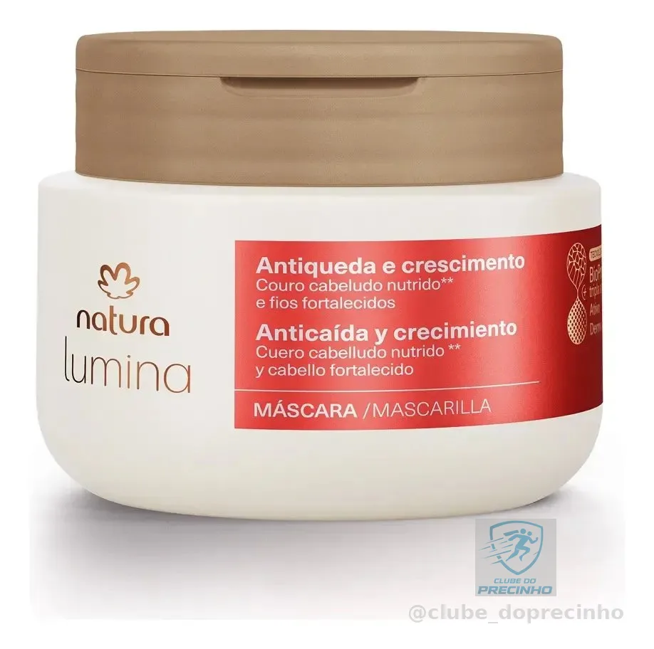 Natura Lumina Máscara Capilar Antiqueda E Crescimento 250ml