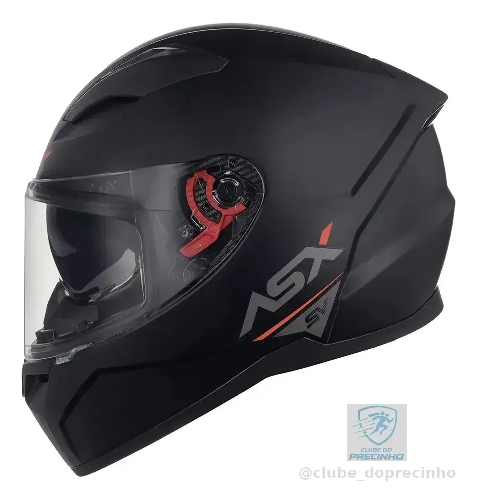 Capacete Moto Asx City Solid Sv Visor Solar Cor Preto Grafite Fosco Tamanho Do Capacete 58
