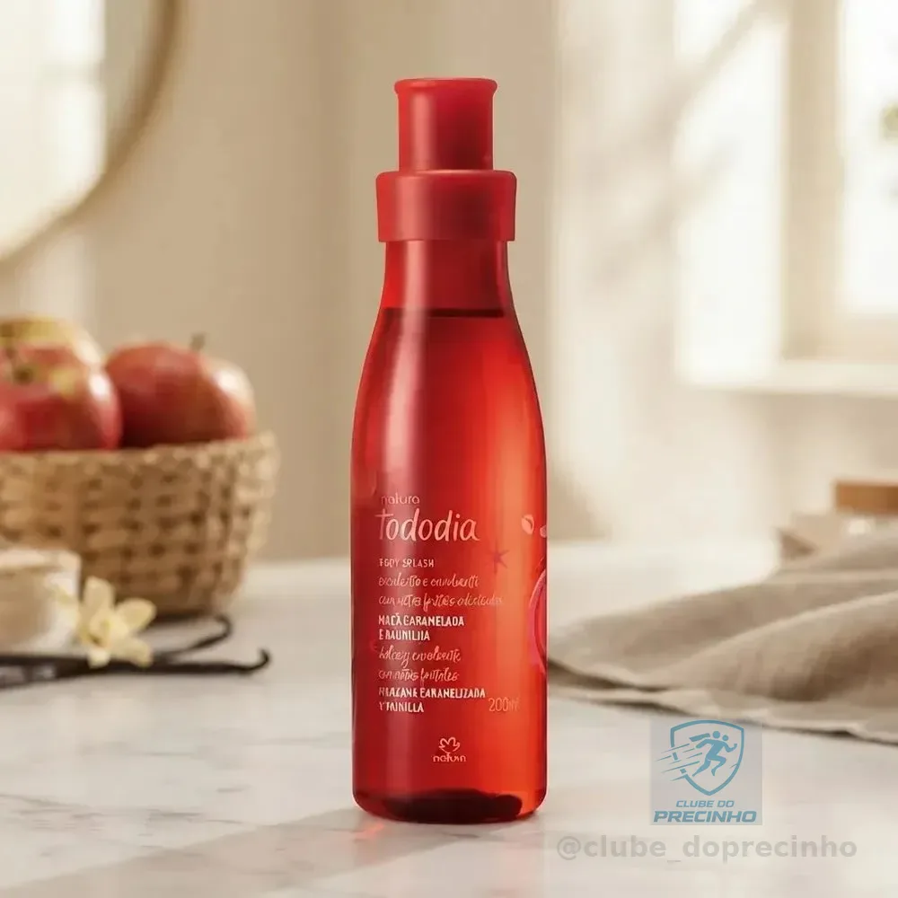 Body Splash Maçã Caramelada E Baunilha 200ml Natura Tododia