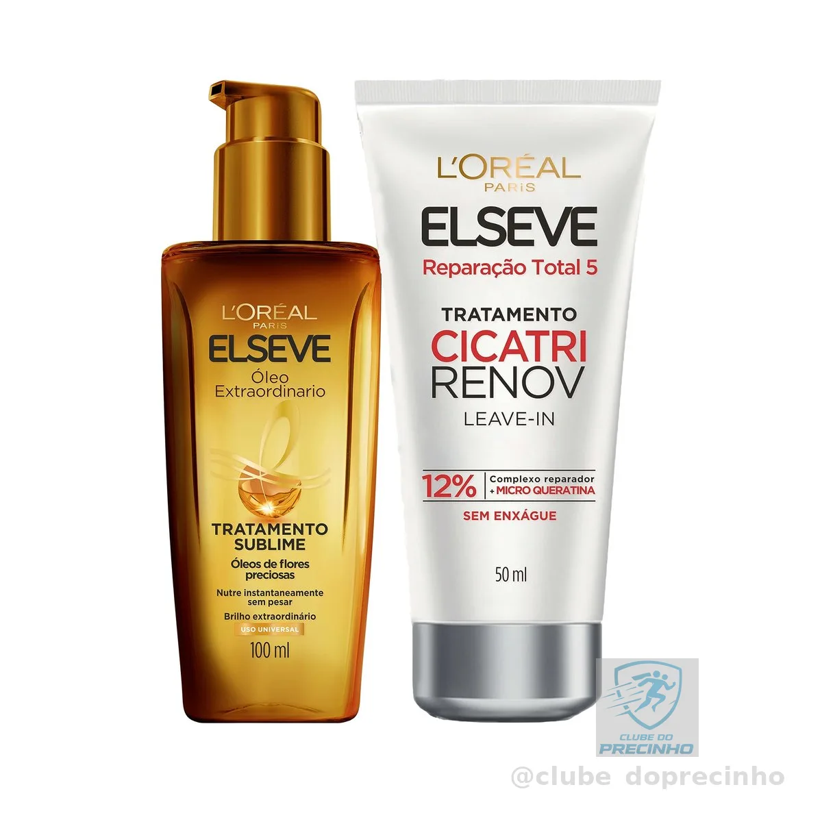 ELSEVE Kit Óleo Extraordinário L'Oréal Paris + Leave-In De Tratamento Cicatri Renov L'Oréal Paris