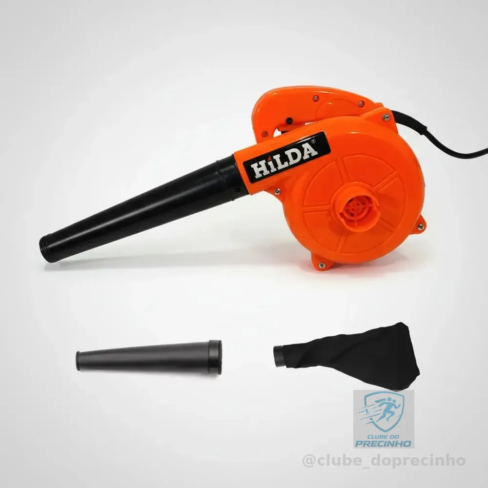 Soprador Aspirador Elétrico Com Saco Coletor Hilda Laranja 110v