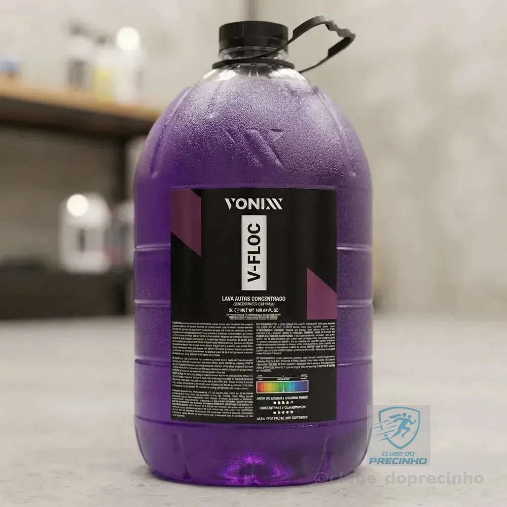 Shampoo Automotivo Neutro Concentrado V Floc 5L Vonixx