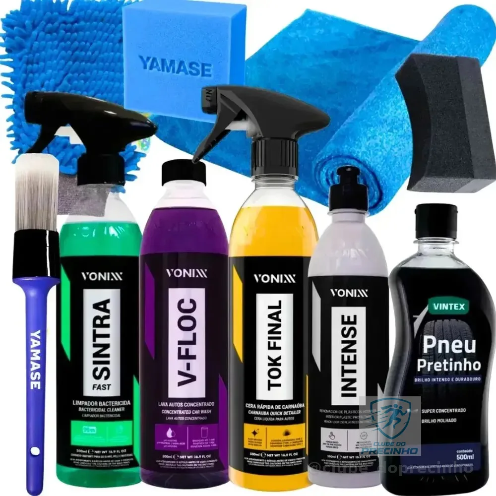 Kit Lavagem Shampoo Cera Tok Final Intense Sintra Fast Vonixx