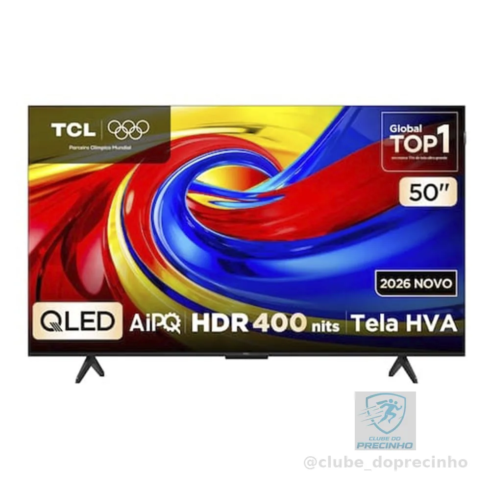 Smart TV 50 4K TCL P7L QLED Google TV 120Hz Dolby Vision