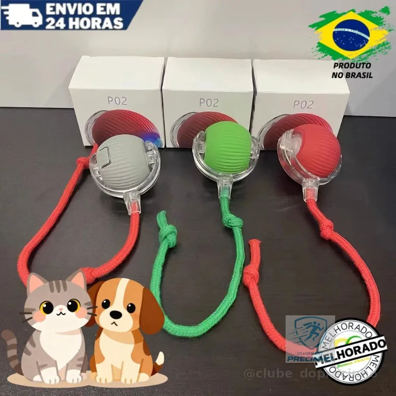 Bola Interativa Automática Para Gatos, Um Presente de Natal para o Seu Animal de Estimação